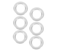 Mipcase 6pcs Birds Breeding Box Guards Protective Ring Parrot Nest Accessories for Bird Cage Hole Bite Ring Supplies