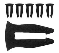 Mipcase 6pcs Childproof Gas and Electric Stove Knob Locks Silicone Safety Covers for Kitchen Protection Preventing Accidental Ignition Black