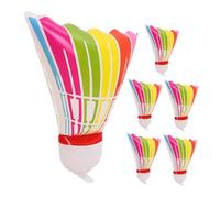 Mipcase 6pcs Large Badminton Shuttlecock Foil Balloons for Birthday Party Sports Theme Decorations Pe Material Easy Installation Versatile Sport Ball Decor for Events
