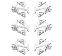 Mipcase 6pcs Metal Libra Scales Brooches Lapel Pins for Men Women, Justice Balance Collar Pins Suit Shirt Accessories