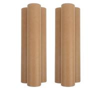 Mipcase 6pcs Natural Brown Cardboard Tubes 30cm X 5cm Diameter Craft Paper Rolls for DIY Art Projects, Drawing, Scrapbooking and Creative Paper Crafts