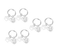 Mipcase 6pcs Pet Memorial Keyring You Are Letter Pet Souvenir Keyring Dog Bereavement for Everyday Use