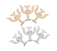 Mipcase 6pcs Psychology Psi Symbol Brooch Pin Alloy Lapel Pin Badges for Doctors Nurses