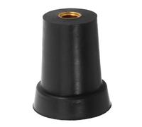 Mipcase 8 Cello Accessories Cello Anti Slip Mat Bass Endpin Rubber Pad Instrument End Protectors Multipurpose Non-slip Mat Instrument Accessories Black Rubber