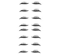 Mipcase 8pairs Self-adhesive Glitter Eyeliner and Eyelash Stickers for Eye Makeup Easy to Use Eye Line Strips for Daily Wear and Special Occasions Black Color