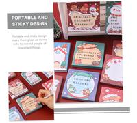 Mipcase 8pcs Adorable Multi Function Memo Pads with Each Portable Office Note Stickers for Daily Reminders and Positive Message Notes Creative Household Stationery
