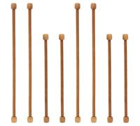 Mipcase 8pcs Bamboo Wooden Tapestry Rod Set Oval Shape Macrame Display Poles for Wall Hanging Decor, DIY Woven Tapestry Accessories, Poster and Banner Hanging Rods for Living Room