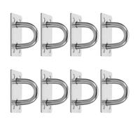 Mipcase 8pcs Heavy Duty Stainless Steel U Shaped Swing Ceiling Hook with Strong Bearing Power for Indoor Entertainment, Sturdy Wall Mount Hook for Swings and Hammocks