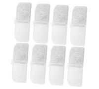 Mipcase 8pcs Pet Waterer Filters for Cat Water Fountain Replaceable Water Dispenser Filter Filtering Mat