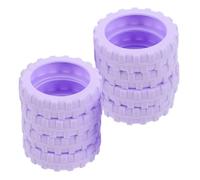 Mipcase 8pcs Silicone Luggage Wheel Protector Covers for Large 55x55x15mm Spinner Wheels Anti-Slip Shock-Absorbing Travel Suitcase Covers in Lavender Purple