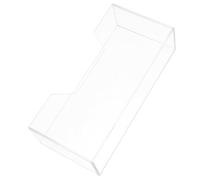 Mipcase Acrylic Desktop Tissue Holder Standing Napkin Dispenser Upright Guest Towel Rack for Dining Table Kitchen Bathroom Use