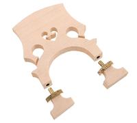 Mipcase Adjustable Cello Bridge Sturdy Wooden Construction 3/4 Size European Maple Wood with Low and Tall Options Rich for Personal Practice and Music Training Institutions