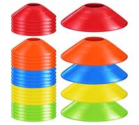 Mipcase agile soccer cones 30 Pcs Football Cones Agility Disc with Strap and Mesh Bag for Football Training and Drilling