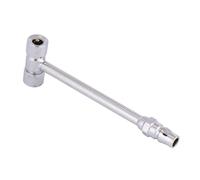 Mipcase Air Input Connector Inflation Head Tire Accessory Silver Metal Lightweight Easy to Attach and Remove for Car and Bike