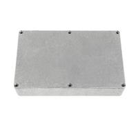 Mipcase Aluminum Guitar Pedal Enclosure 1590dd Diecast Stomp Box Case Silver 188x120x38mm for Guitar Effects and Pedal Boards