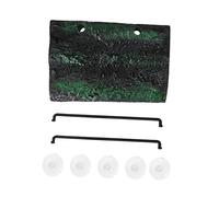 Mipcase Aquarium Floating Decor Turtles Basking Platform Simulation Grass Turtle Ramp Pet-friendly Easy to