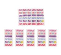 Mipcase Assorted Colour Adhesive Bandages for Small Wounds with Hemostatic and Bendable Pe Material, 10 Sheets of 6pcs Each, Breathable Patches for Quick Healing First Aid Supplies