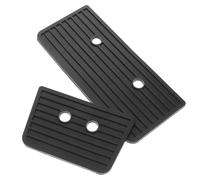 Mipcase Bass Drum Pedal Guards Non-Slip Rubber Pads 5.5X2.5 Inch for Jazz and Bass Drum Kits with Easy Installation