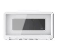 Mipcase Bathroom Wall Rotation Mobile Phone Box Waterproof Creative Appearance Plastic Suitable for Mainstream Mobile Phones Toilet and Bathroom White