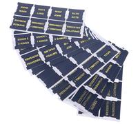 Mipcase Bible Reading Accessories Pu Leather Bible Tabs Set Navy Blue 80 Pieces 66 Index + 14 Blank Book Tabs for Study Students and Journaling