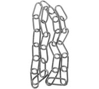 Mipcase Black Iron Square Link Lighting Chain 1m Length 4mm Diameter Pearl Black Pendant Chandelier Extension for Vintage Crystal Lamp Fixtures