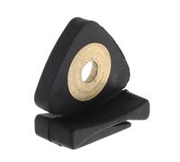 Mipcase Black Viola Mute Soft Muffler Tool for Practice and Orchestra Use, Lightweight Violin Silence Stopper Noise Reduction Accessory for Hearing Protection