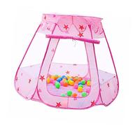 Mipcase Boys and Girls Hexagon Play Tent for Indoor Fun Game House for Boy Girl Yurt Design Suitable for Ages Easy Setup No Balls Included Pink