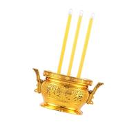 Mipcase Buddha Led Electronic Incense Burner 14cm Size Decorative Censer for Meditation and Aromatherapy Suitable for Home and Spiritual Use