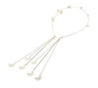 Mipcase Butterfly Pearl Hair Band Women Headband Sparkly Head Accessory Headband for Women