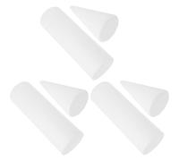 Mipcase Cake Dummy Models White Castle Inspired Pillar Shaped Foam 3 Sets Cake Prop Reusable for Wedding Display Suitable for Party Supplies and Corporate Events