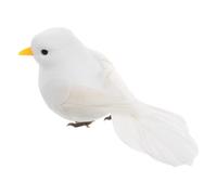 Mipcase Car Antenna Topper Cute White Dove Decorative Vehicle Aerial Accessory Weather Resistant Fit Cars Roof Trunk Exterior Stylish
