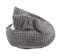 Mipcase Cat Bed Cat Homes Cozy Winter Warm Pet Nest Insulated Dog House for Indoor Cats Dogs 40cm Diameter Grey