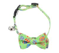 Mipcase Cat Collar Valentine Day Kitten Collar Cat Calming Diffuser Valentines Day Kitten Collar Cat Id Tag Cat Valentines Collar Decorative Kitten Collar Cats Green Polyester