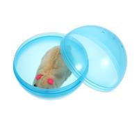 Mipcase Cat Exercise Toy Electronic Hamster Ball Toy Auto-rotation No Battery Needed for Happy Kitten Play
