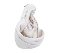 Mipcase Catholic Holy Water Font Wall Hanging Resin Decor for Entrance