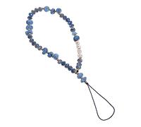 Mipcase Chic Mobile Phone Lanyard for Women Stylish Crystal Beaded Hanging Chain Non Holder Fashionable Multi-color Design for Daily Use