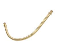 Mipcase Copper M10 Curved Wall Lamp Stem Pipe Stylish Contemporary Lighting Accessory with Threaded Tube for Versatile Use in Wall Lamp Installations and Lighting Applications