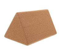 Mipcase Cork Yoga Block Abdominal Muscle Training Smooth Surface Triangular Yoga Brick Stretch Exercise Relaxing the Body