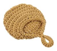 Mipcase Cotton Rope Woven Hanging Kitchen Basket Wall Storage Container for Vegetables and Fruits, Boho Style Hanging Organizer Suitable for Kitchen Wall Decor