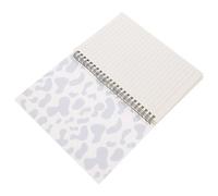 Mipcase Cow Print A5 College Ruled Spiral Notebook for Students with Narrow Lined Pages, Cute Cow Pattern Journal Notebook for School, Office, and Home Use