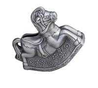 Mipcase Creative Rocking Horse Money Bank for Handmade Unbreakable Coin Jar Unique Horse Design Piggy Bank Decorative Saving Tool Financial Responsibility and Saving Habits Birthday Gift