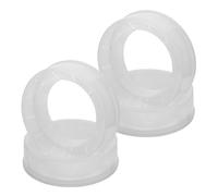 Mipcase Diaper Pail Refill Rings with Advanced Sealing and Easy One-Handed Change PE Material 4pcs White Round Shape for Diaper Bin Compatible with Family Homes and Bathroom Use