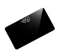 Mipcase digital scale for body Electronic Weight Scale with USB Charging, Compact Mirror Surface Design, Black, Accurate Measurements, Home Use