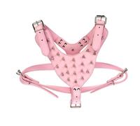 Mipcase Dog Harness Metal Studs Round Head for Puppies and Small Dogs Soft and Comfortable Easy to Wear