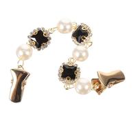 Mipcase Elegant Artificial Pearl Sweater Shawl Clip Metal Cardigan Collar Holder for Women Vintage Brooch Pin for Cardigans and Bolero Shrugs Practical and Stylish Clothing Accessory