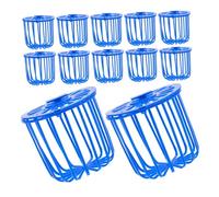 Mipcase Elegant Bird Holder 12-piece Fruit Veg Basket for Bird Cage Feeding Pigeon Feeder Cage Feeder