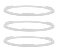 Mipcase Facial Steamer Rubber Seal Ring and Consistent Misting Action with Quick Replace Design 3pcs White Rubber Gasket for Water Cup for Facial Treatments and Regular Use