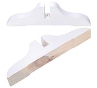 Mipcase Folding Room Divider Stand Wooden Feet, 2Pcs Screen Support Base for Home and Office Privacy Panels, Stable Partition Holder