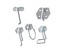 Mipcase Garage Hook Shelving Hook 5pcs Peg Board Hook Iron Tool Hanging Set for Pliers Hammer Drill Storage