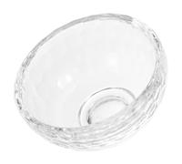 Mipcase Glass Clear Facial Mixing Bowl for Spa and Beauty Salon Portable Glass Bowl with Smooth Surface for Essential Oils Holy Water Skincare Treatments Home and